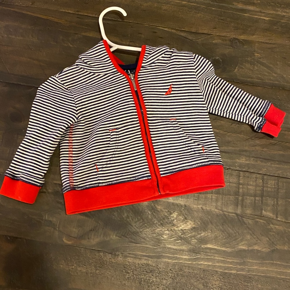Nautica zipped hoodie 3-6 months